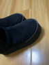 AU&MU2023新款澳洲羊毛雪地靴女款冬季加绒厚底短筒棉鞋防滑切尔西女靴 N612黑色 38 U7 晒单实拍图