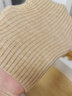 红蜻蜓2025年高领针织衫女装长袖修身显瘦打底上衣衫黑白色内搭女士毛衣 驼色 均码 实拍图
