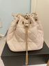 CinvaiKrose包包女包轻奢侈水桶包斜挎包女士包包品牌新款2025单肩包 白色生日礼物送女友 实拍图