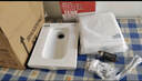 蜀道蹲便器水箱套装陶瓷蹲坑家用蹲厕工程大便器卫生间防臭蹬便盆便池 825:带弯前出水蹲便器+水箱+喷枪 实拍图