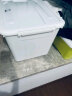 SPACEXPERT 衣物收纳箱塑料整理箱60L白色 1个装 带轮 实拍图