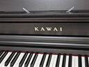 卡瓦依（KAWAI）电钢琴木质键盘重锤88键盘CA立式高端专业考级艺术家演奏钢琴乐器 CA501典雅白+琴凳学琴礼包 实拍图