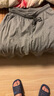 浪莎睡裤男100%纯棉短裤宽松舒适家居睡衣五分大裤衩分大码男士休闲裤 浅灰色 L 实拍图