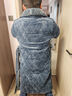 芬腾睡袍男秋冬三层夹棉便捷系带加绒加厚家居服男士睡袍省服 实拍图
