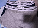 Calvin Klein 送男友 本命年 红色CK内裤男士平角内裤男三条装四角裤 黑色 2664三条装 L （建议腰围91-96） 实拍图
