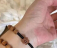 BJYL桃木手链女编织手绳檀木佛珠护身符手饰品转运珠生日礼物送女朋友 实拍图