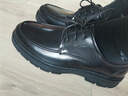 骆驼牌 男士皮鞋亮面牛皮舒适软底系带百搭商务婚鞋 P13A005031黑色40 实拍图