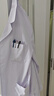 乾朗 高品质白大褂男款长袖白大褂实验服医生诊所医师医学生白大衣女美容院技师工作服食品生物化学隔离衣大褂可定制logo 白色长袖大褂【男款】 180/2XL 实拍图