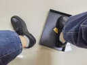 零度Zero增高鞋男新款隐形内增高男士商务休闲鞋英伦宽版大头皮鞋子男 黑色 41 实拍图