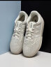 adidas「面包鞋」COURTIC麂皮运动板鞋男女阿迪达斯官方三叶草 浅绿/奶油白 43(265mm) 晒单实拍图