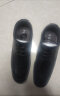 宜驰（EGCHI）商务休闲皮鞋子男士隐形内增高正装鞋 37929-G 黑色 40 实拍图