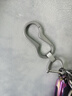 中邦钥匙扣男汽车钥匙圈多功能腰挂饰创意礼品生日礼物 钛合金款(马蹄扣) 实拍图