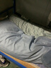 南极人（Nanjiren） 新疆棉花被加厚保暖被芯被子冬棉被冬季单人可拆冬被全套 天蓝小格【新疆棉花填充】 150x200cm重约6斤 实拍图