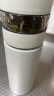 炊大皇保温杯316L不锈钢便携大容量茶水分离男士商务保温杯420ml 简约白 实拍图