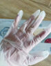 乌斯京（WOLSGIN）一次性手套丁腈橡胶食品级加厚耐用厨房家务丁晴白色 100只 大码 实拍图