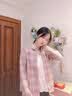 HERAGAIA100%纯棉格子衬衫女2026秋冬季新款磨毛长袖上衣服百搭打底衬衣 16号色 秋冬磨毛款 L （建议100斤以下） 实拍图