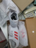 adidas RUNFALCON 2.0魔术贴运动鞋男女儿童阿迪达斯轻运动 黑/白 33.5(205mm) 实拍图