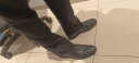 波图蕾斯男士镂空洞洞系带商务休闲皮鞋透气凉鞋男 P9839 黑色(凉鞋) 43 实拍图