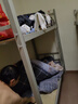 上下铺成人床双人床上下床 学生宿舍高低床铁架床 学校铁床架子床 陀灰色 特厚款 宽80长180送-静音床板*2 实拍图