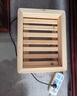 湘威烤火箱家用电烤火炉取暖器实木电火桶烤脚取暖器长方形电热烤火器湖南桌下学生电火盆省电暖脚神器 棕色火箱30*29*19CM 单人款 实木 实拍图