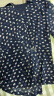 娜尔思（NAERSI）商场同款长袖上衣修身V领蕾丝衫通勤雪纺衫女2024春季新款 暗青紫色 XL 晒单实拍图