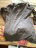 南极人（Nanjiren）长袖T恤男士打底衫纯色内搭上衣打底圆领宽松长袖 铁灰色 M  实拍图