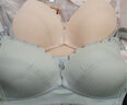 霞婷（xiating）【2件装】哺乳文胸孕妇内衣怀孕期文胸罩女舒适聚拢大码薄款喂奶 21-07桔色+灰色（四排四扣） 34/75B 实拍图