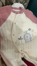 棉芹婴儿连体衣服纯棉秋冬季棉服加厚长袖保暖宝宝三层夹棉新生儿冬装 粉色小狮子【2件装】（保暖款） 59码(建议1-3个月8-12斤) 实拍图