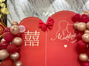 蒂诗卡结婚订婚宴kt板装扮布置迎宾婚礼背景墙酒店婚庆气球场景装饰全套 订婚/结婚kt版套装 实拍图