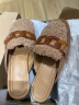 UGG春季新款女士单鞋包头鞋纯色休闲舒适粗跟穆勒鞋 1136891 CTSD | 栗色 38 晒单实拍图