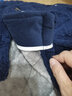 雅鹿睡衣男士秋冬季珊瑚绒加厚加绒三层夹棉中老年睡衣女士家居服套装 藏蓝(男款冬天保暖套装) L （推荐90-120斤） 实拍图