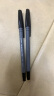 斑马牌（ZEBRA）橡胶杆圆珠笔 0.7mm子弹头原子笔中油笔 R8000 黑色 10支装 实拍图