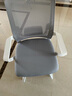 科润办公椅电脑椅舒适会议椅家用靠背椅子舒服久坐学习弓形人体工学椅 平稳连体弓脚-白框灰网-加大腰托款 不可调节 固定扶手 +钢管加粗25mm 实拍图