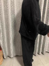 俞兆林睡衣男冬天法兰绒加厚加绒保暖套装秋冬季男士珊瑚绒可外25年新款 NSCJF-黑色舒棉绒拉链 2XL (建议150-180斤) 实拍图