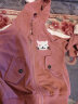 迪士尼（Disney）女童秋装套装2024新款时髦洋气一岁女宝宝春秋季背带裤婴儿童衣服 粉红色0 TN灯芯绒猫咪套装 90cm 晒单实拍图