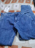 东方骆驼（EASTERN CAMEL）牛仔裤男秋冬季裤子男士休闲装潮牌宽松直筒长裤新款九分 2218蓝灰 30 实拍图