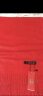 上海故事100%羊毛女士纯色围巾秋冬季保暖围脖男女同款企业年会定制送人礼盒款本命年新年礼品 琥珀红 晒单实拍图