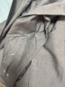 哈吉斯（HAZZYS）男装 秋季新款男士衬衣纯色商务通勤长袖衬衫男ASCZK1ACK01 深藏青色DN 175/96A 48 晒单实拍图