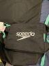速比涛（Speedo）耐水透气便携轻盈 训练运动收纳包运动泳包15升 809063D712 黑/绿 实拍图