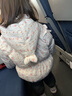 巴拉巴拉童装婴儿羽绒服女童宝宝冬季短款外套儿童保暖萌男童 白红色调00316 110 cm 实拍图