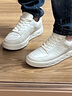 爱步（ECCO）板鞋男鞋 男士休闲鞋小白鞋拼色厚底牛皮明星同款 街头720 520814 白色52081401007 40 实拍图