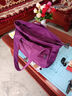 奈池特（NAICHITE）2025新款潮手提牛津布女布包休闲多兜大容量旅行包尼龙单肩 紫色 实拍图