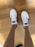 莆田鞋鬼冢男鞋夏季老虎鞋透气帆布板鞋一脚蹬懒人阿甘鞋 白蓝红金（纯原高品质） 41.5 实拍图
