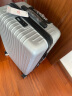 梵地亚行李箱男大容量24英寸万向轮拉杆箱航空旅行箱包女密码箱皮箱子银 实拍图