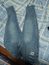 真维斯（JEANSWEST）九分牛仔裤男士宽松直筒2025春秋新款哈伦修身小脚休闲长裤子秋款 0522浅蓝色 29 码 实拍图