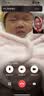 艾茵美（oinme）婴儿睡袋秋冬包被婴幼儿新生儿抱被防惊跳襁褓巾冬季加厚防踢被 法兰绒粉色小码（0-3月） 实拍图