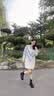 ZHR马丁靴女秋时尚简约厚底英伦短靴增高圆头百搭女靴 CQ10 黑色 37 实拍图