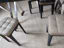 芝华仕 餐椅家用现代简约客厅凳子实木轻奢凳梳妆椅子XJ009 浅灰色*3把 优先发货-详询客服 实拍图