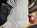 得力(deli) 线手套劳保耐磨工作加厚防水工地干活涤纶白棉纱布棉麻防滑 实拍图