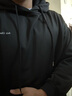 鲸规oversize连帽卫衣男春秋季美式复古重磅潮牌宽松中山卫衣大码外套 黑色 XL 120-140斤 实拍图